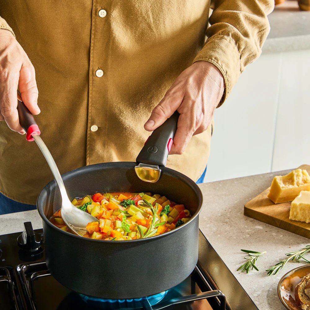 TEFAL Ingenio Excellence+ puodas 24 cm INDUCTION neprideganti danga