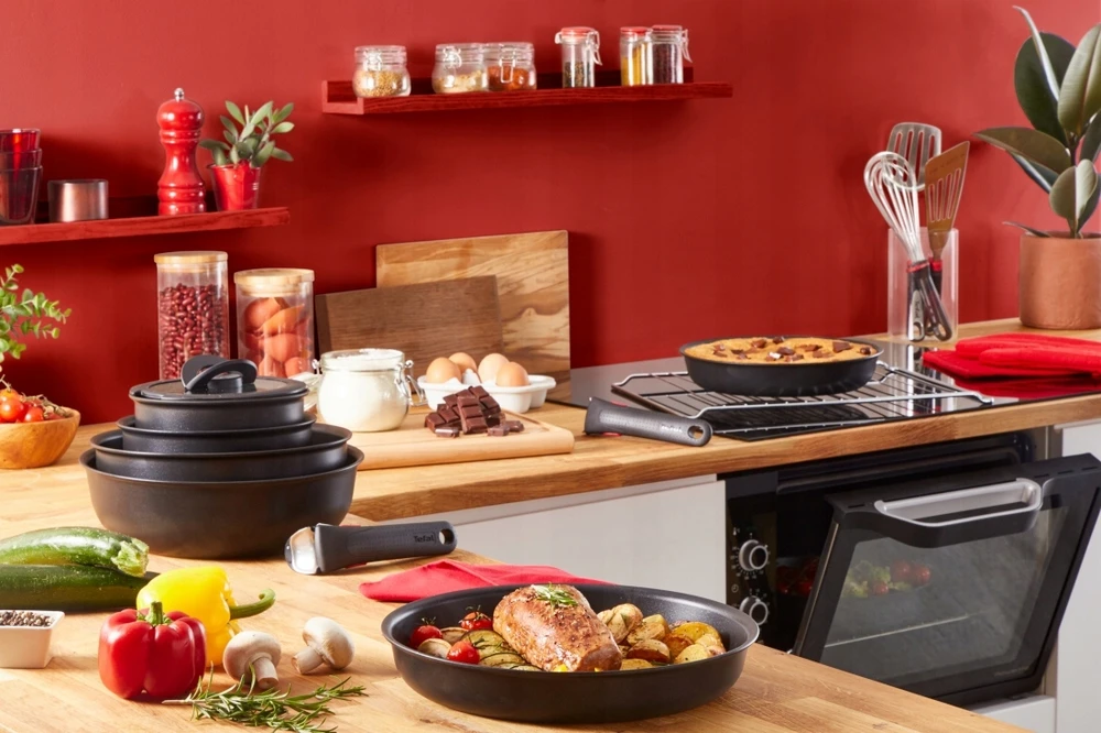 TEFAL Ingenio Unlimited puodas 18 cm TITANIUM