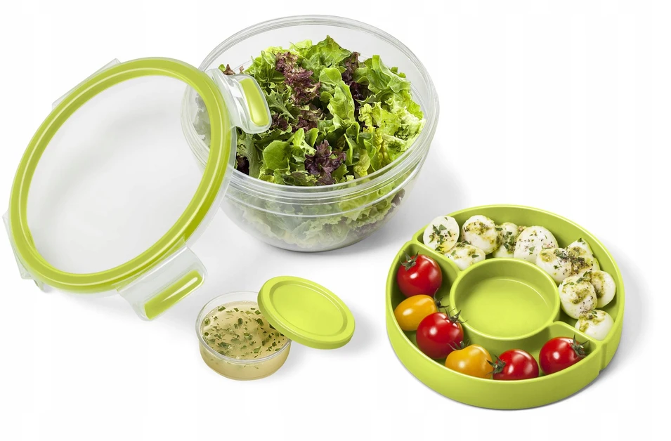 Tefal K31001 pietų dėžutė Talpykla pietums Žalia, Permatomas 1 L