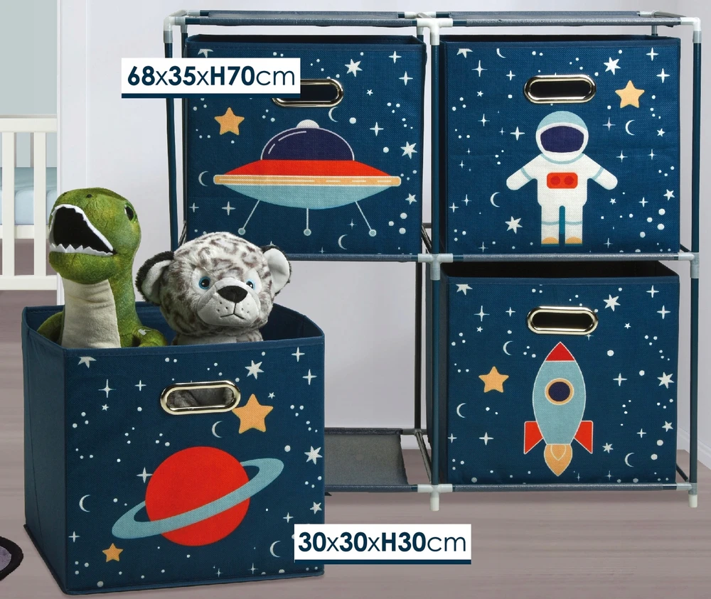 Tekan PUDEŁKO NA ZABAWKI POJEMNIK ORGANIZER KOSZ 30x30cm DO REGAŁU FLYSTA KALLAX