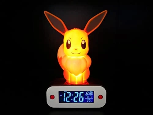 Pokemon - Eevee šviečiantis žadintuvas (52800POKE8)