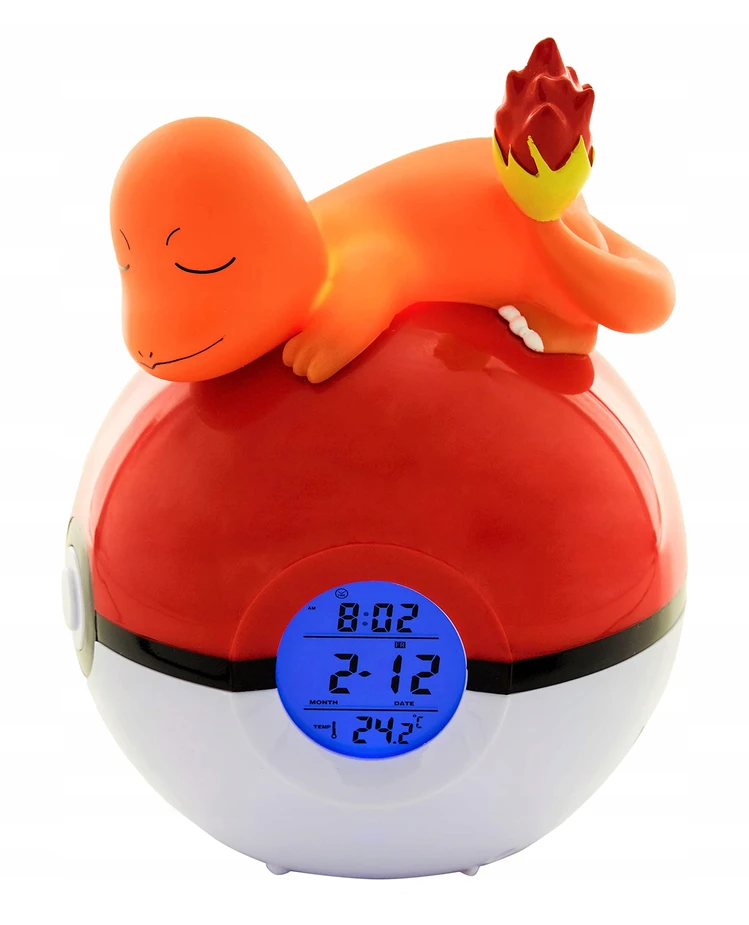 Teknofun Nemesis Now Pokemon - Charmander šviečiantis žadintuvas