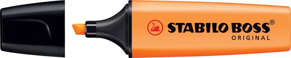 Biuro Prekės - STABILO BOSS ORIGINAL 5mm Pakartotinai Užpildomas Žymeklis Oranžinis