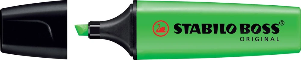Biuro Prekės - STABILO BOSS ORIGINAL Tekstmarkeris 5mm Linijos Plotis Žalias