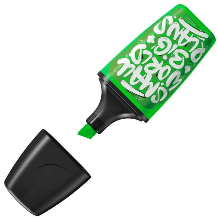 Stabilo Teksto žymeklis BOSS MINI by Snooze One žalias