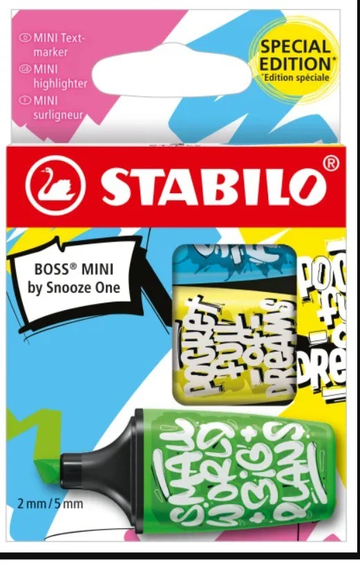 Stabilo Teksto žymeklių BOSS rinkinys, 6vnt.
