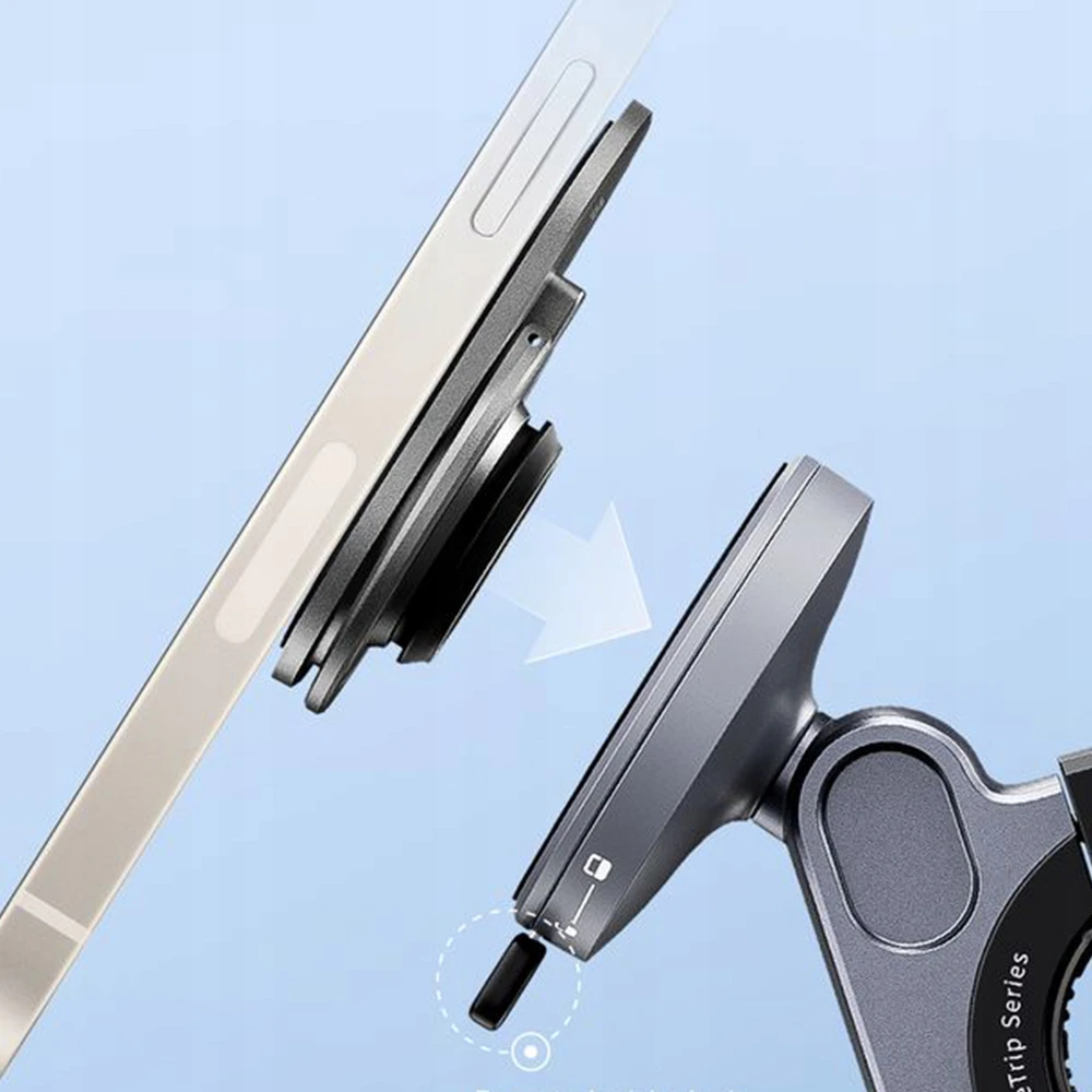 Baseus Telefono magnetinis laikiklis dviračiui PrimeTrip, juodas