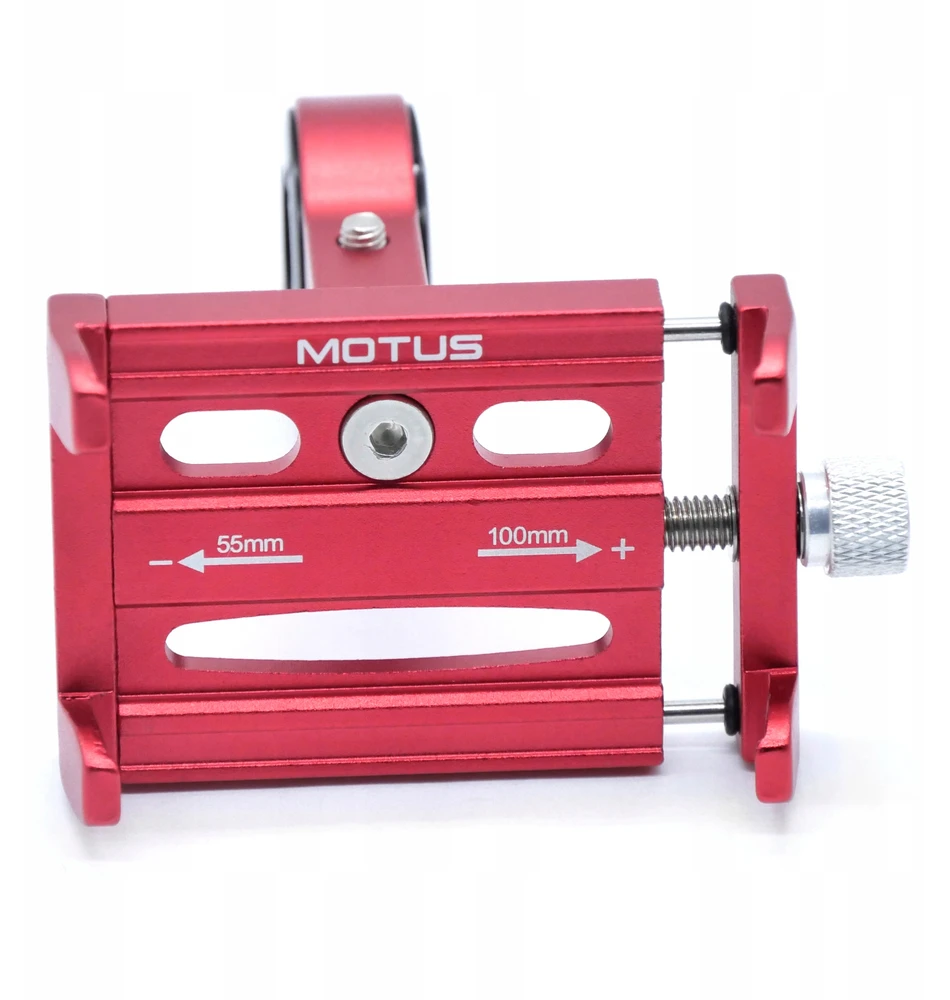 Universal phone holder Motus MOTHAN02R Raudona