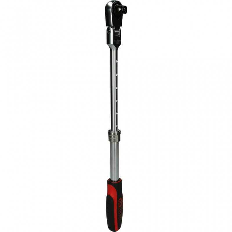 1/2" teleskopinė terkšlė KS TOOLS SlimPOWER