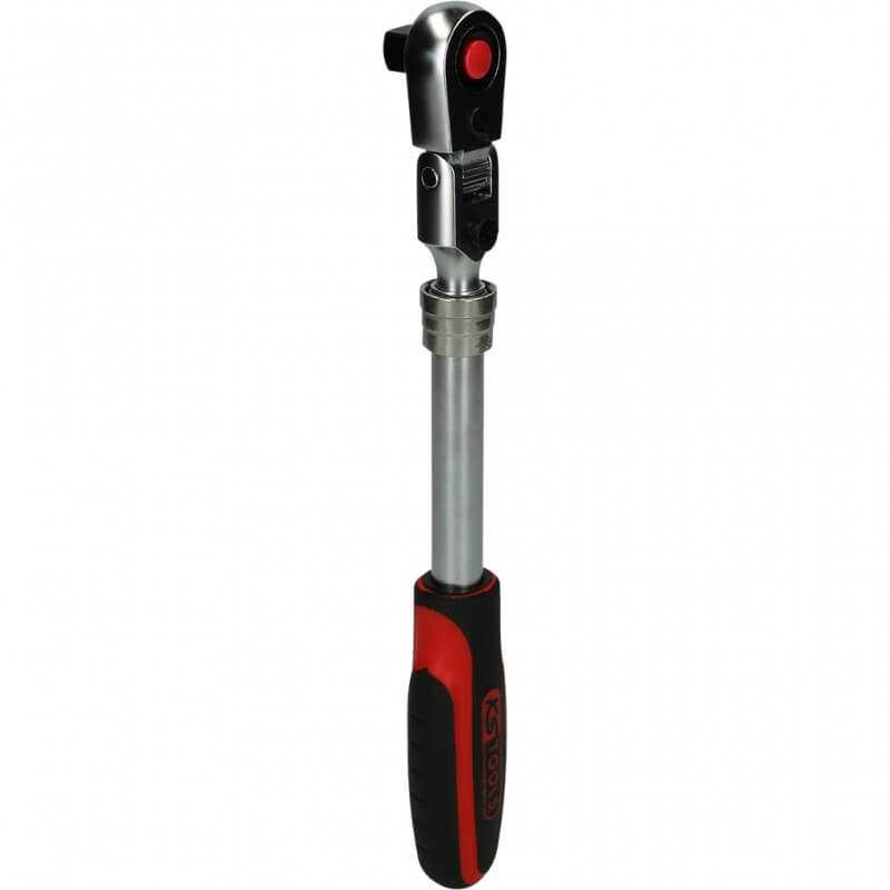 1/2" teleskopinė terkšlė KS TOOLS SlimPOWER
