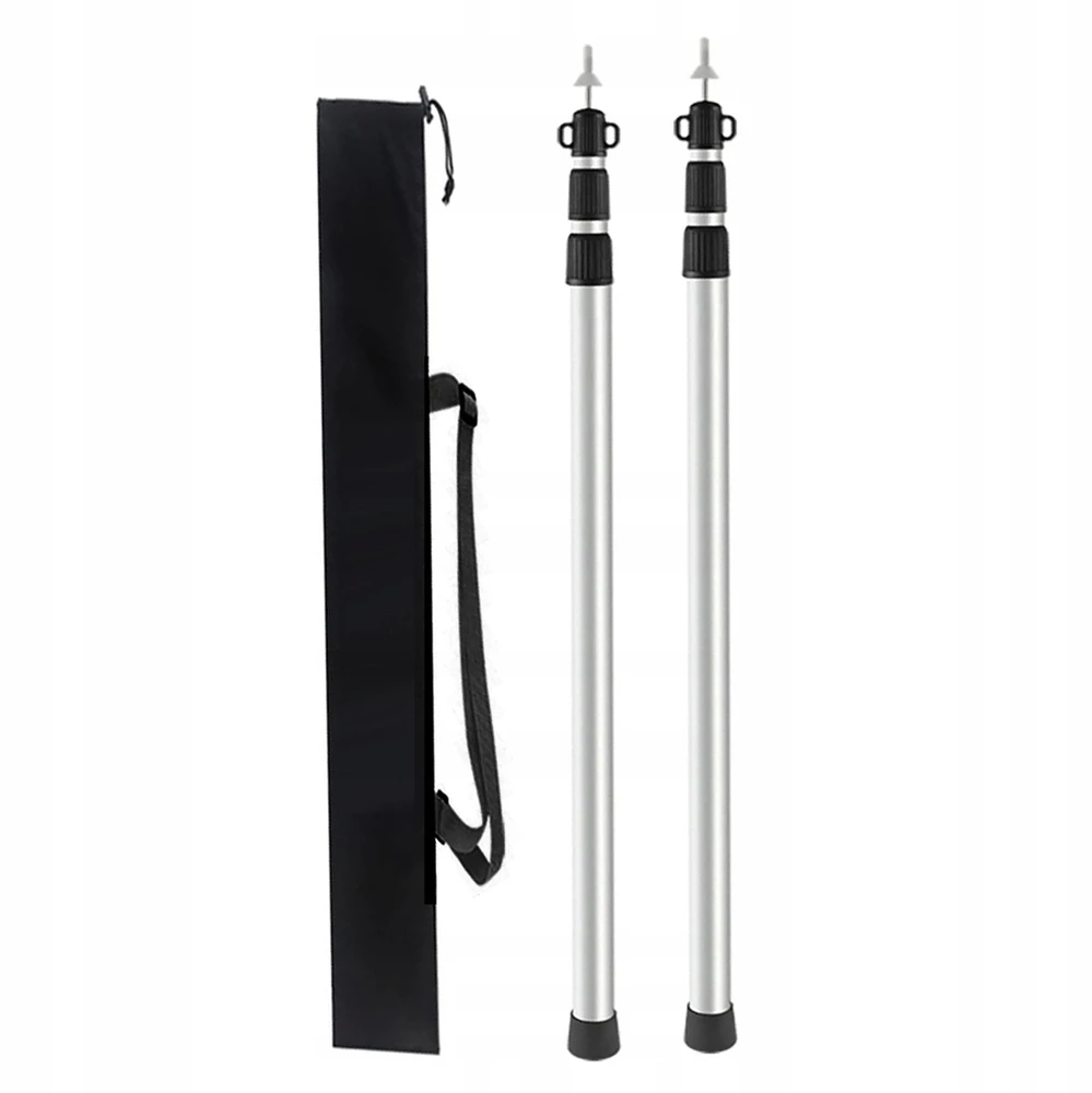 Teleskopiniai palapinės stiebai, 90-230cm, 2 vnt.