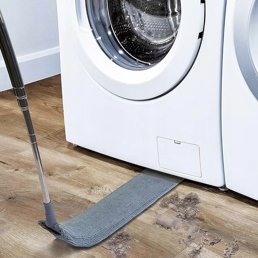TELESKOPINIS DULKIŲ ŠEPETĖLIS 280 CM PILKAS MIKROPLUOŠTO VALYMO RINKINYS