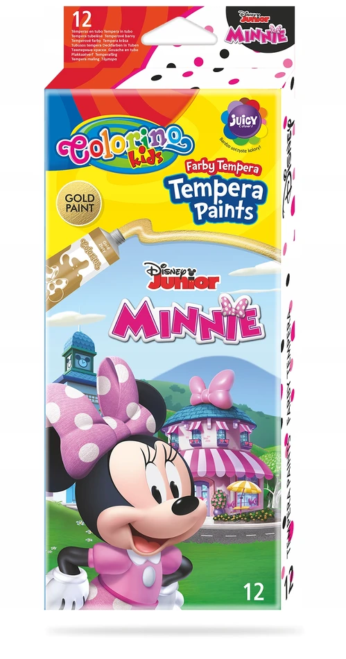Dažai guašas Colorino Minnie, 12 vnt. 90676PTR