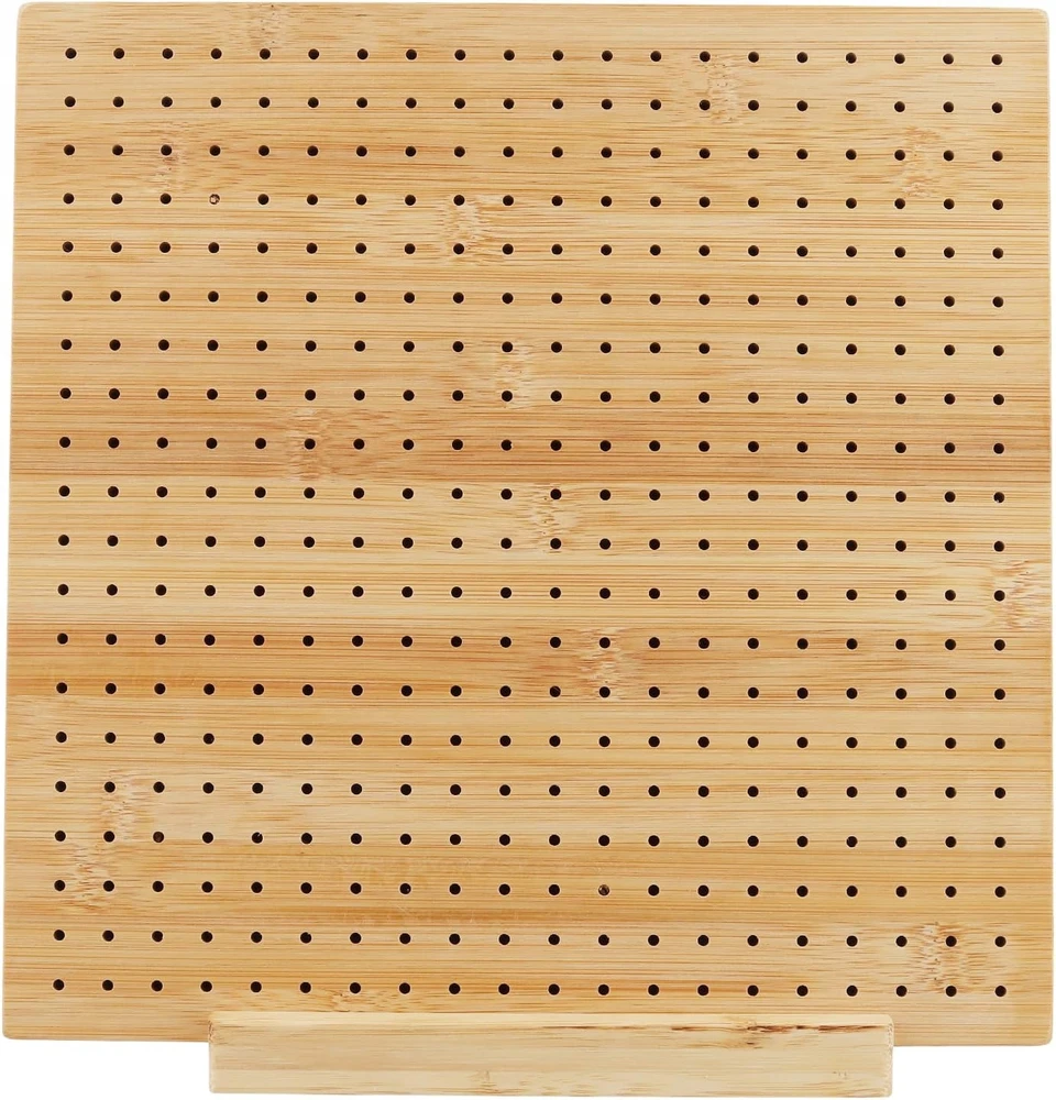 TENSIONER 28X28CM Kvadratinis MEDINIS NĖRIMO AUDIMO RINKINYS