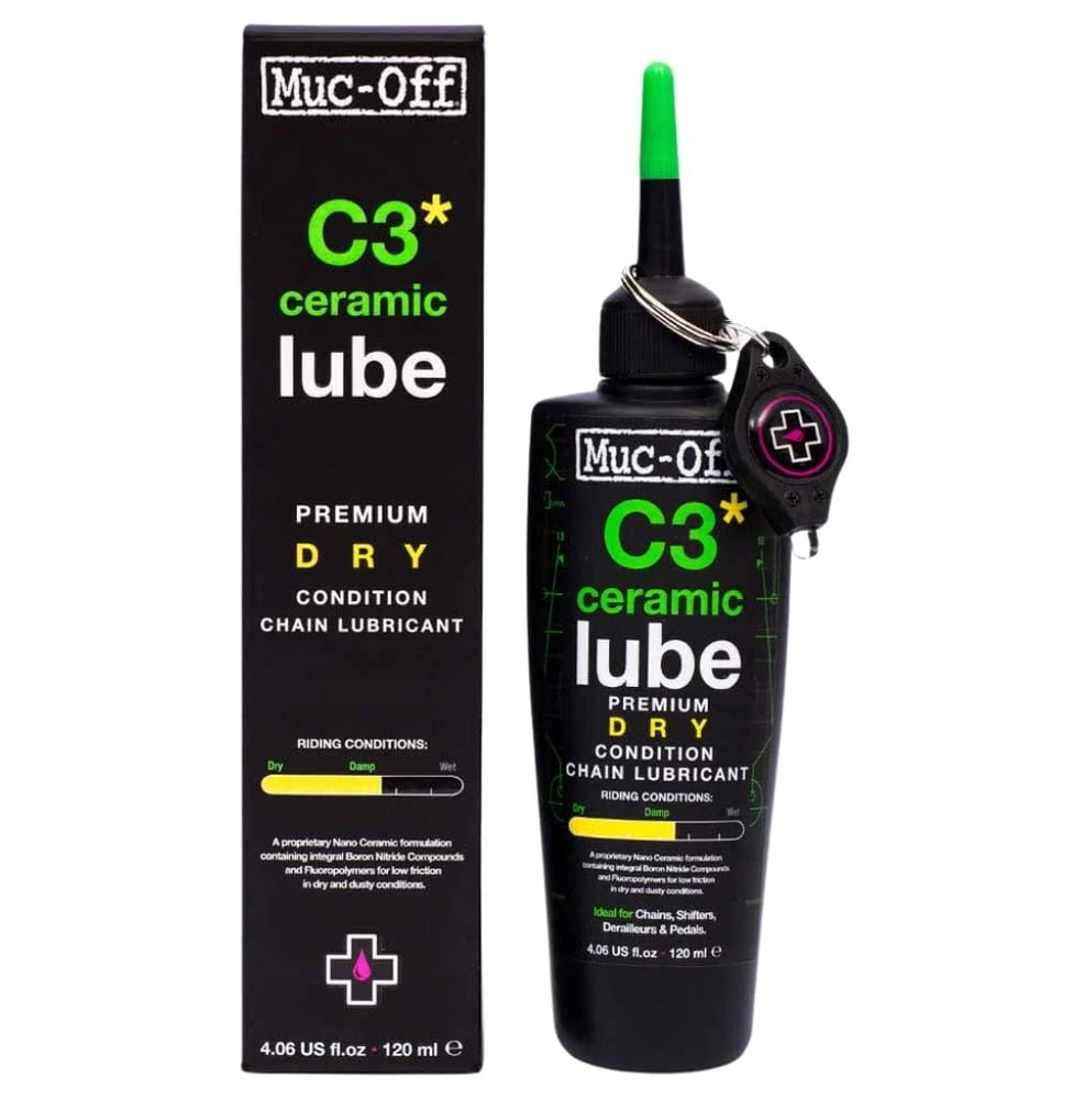Grandinės tepalas Muc-Off C3 CERAMIC DRY LUBE 120ML