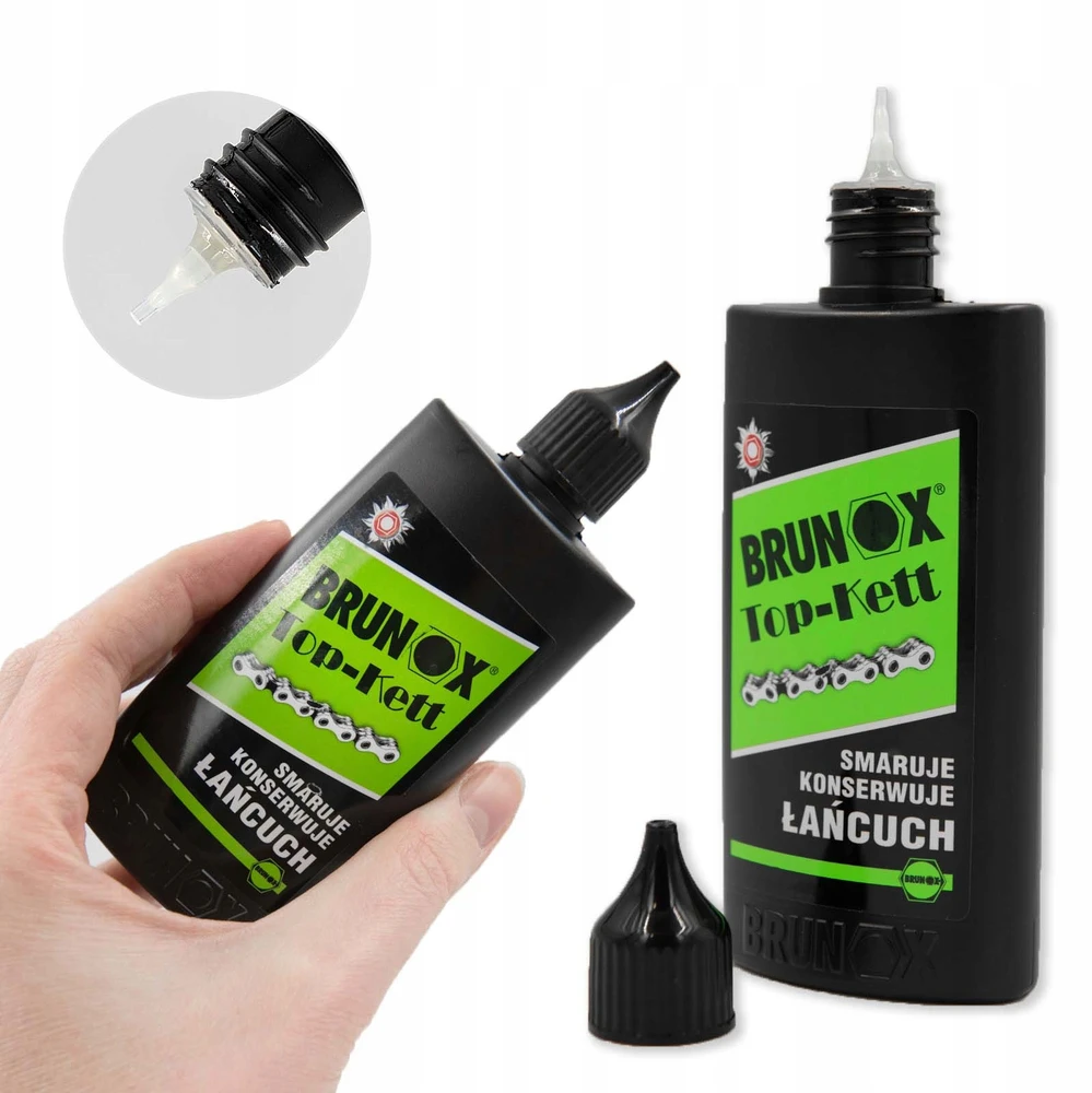 Tepalo alyvuogių aliejus dviračio grandinei ir pavarų perjungėjams Brunox Top Kett 100 ml