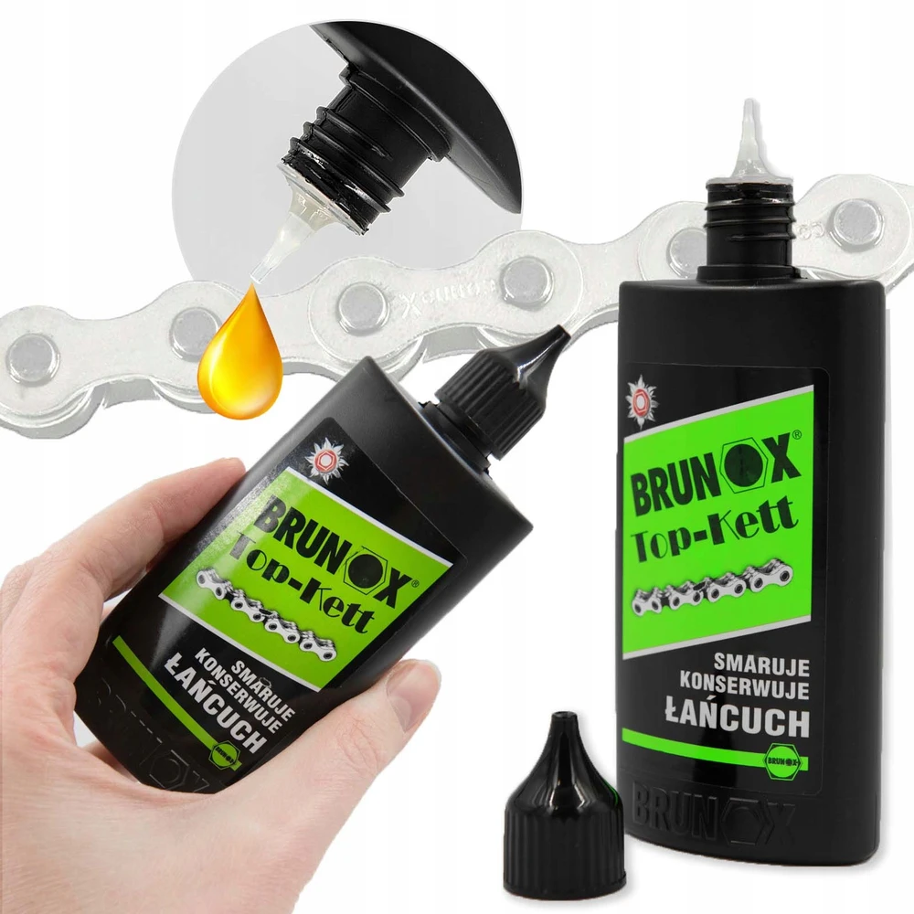 Tepalo alyvuogių aliejus dviračio grandinei ir pavarų perjungėjams Brunox Top Kett 100 ml