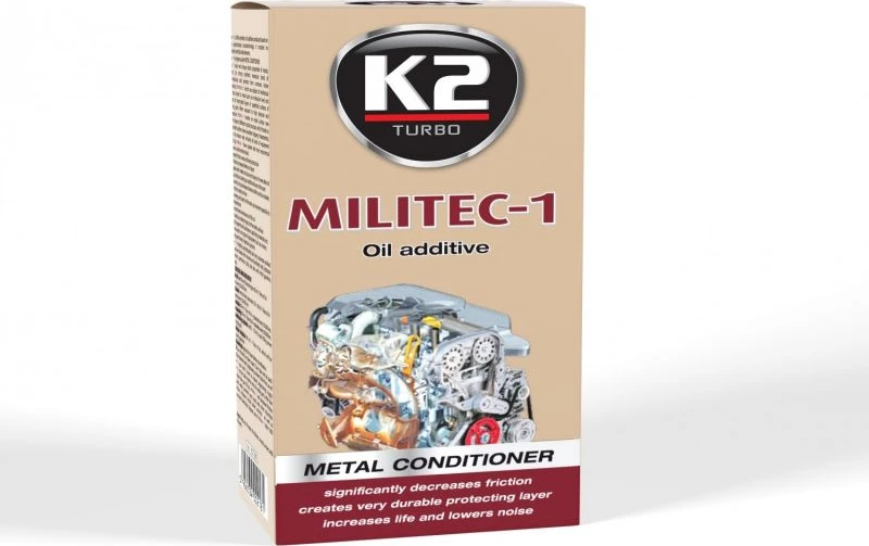 K2 Militec-1 alyvos priedas/metalo kondicionierius, 250 ml