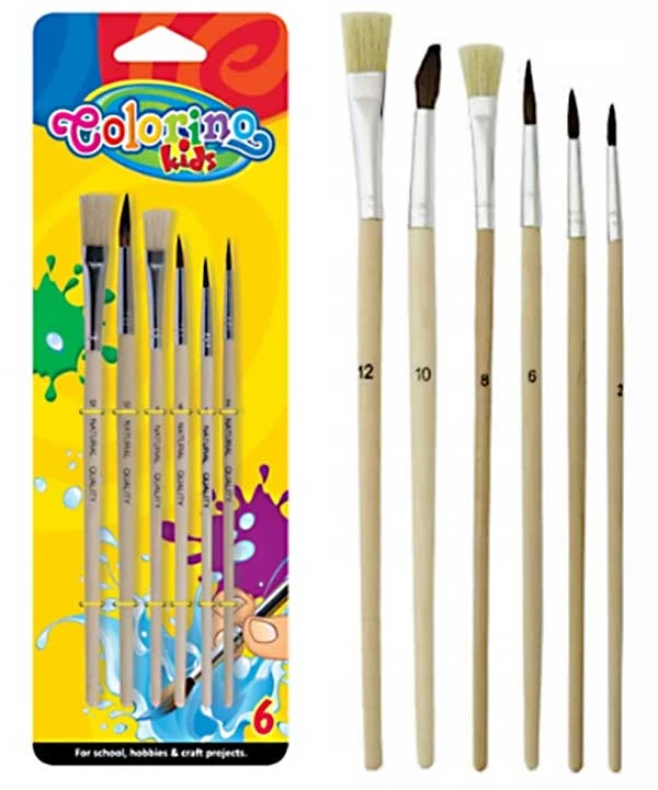 Teptukai COLORINO, 6 vnt.