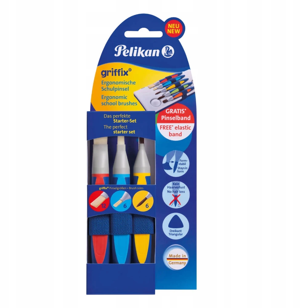 Teptukas ergonomiškas Pelikan Griffix, 3 vnt.