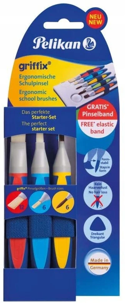 Teptukas ergonomiškas Pelikan Griffix, 3 vnt.
