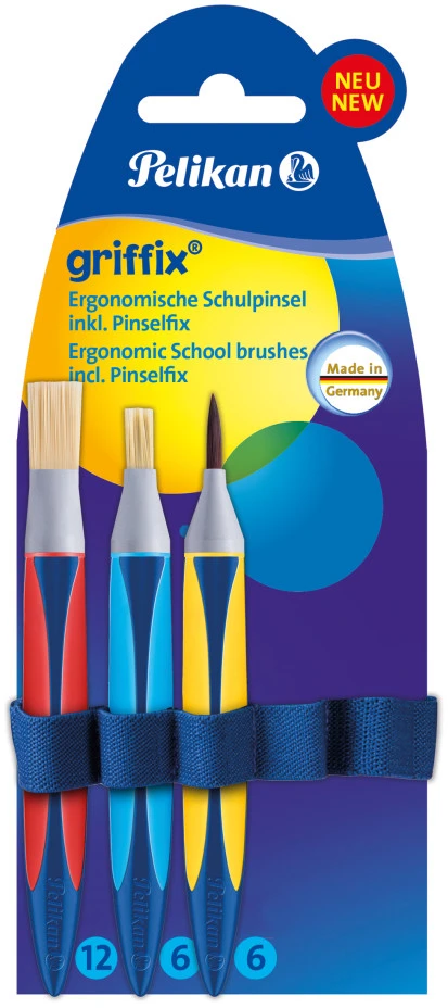 Teptukas ergonomiškas Pelikan Griffix, 3 vnt.