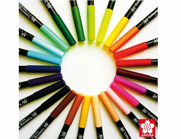 Teptukinis markeris Sakura Koi Color umbros spalvos (Raw Umber)