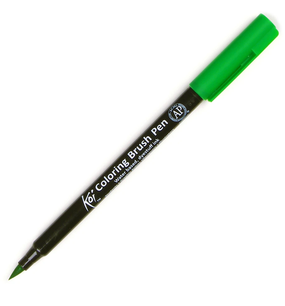 Teptukinis markeris Sakura Koi Coloring smaragdinis (Emerald Žalias)