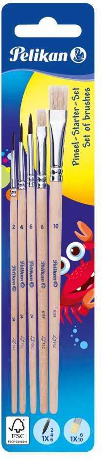 Teptukų rinkinys,5vnt. Pelikan