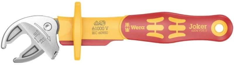 Terkšlinis veržliaraktis WERA 6004 S Joker VDE 10-13mm