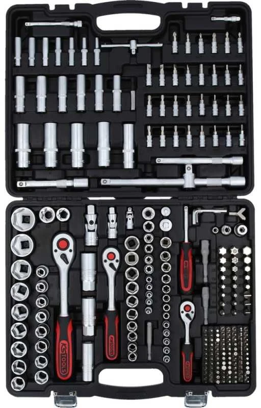 255 dalių terkšlių ir galvučių rinkinys KS TOOLS 917.0255