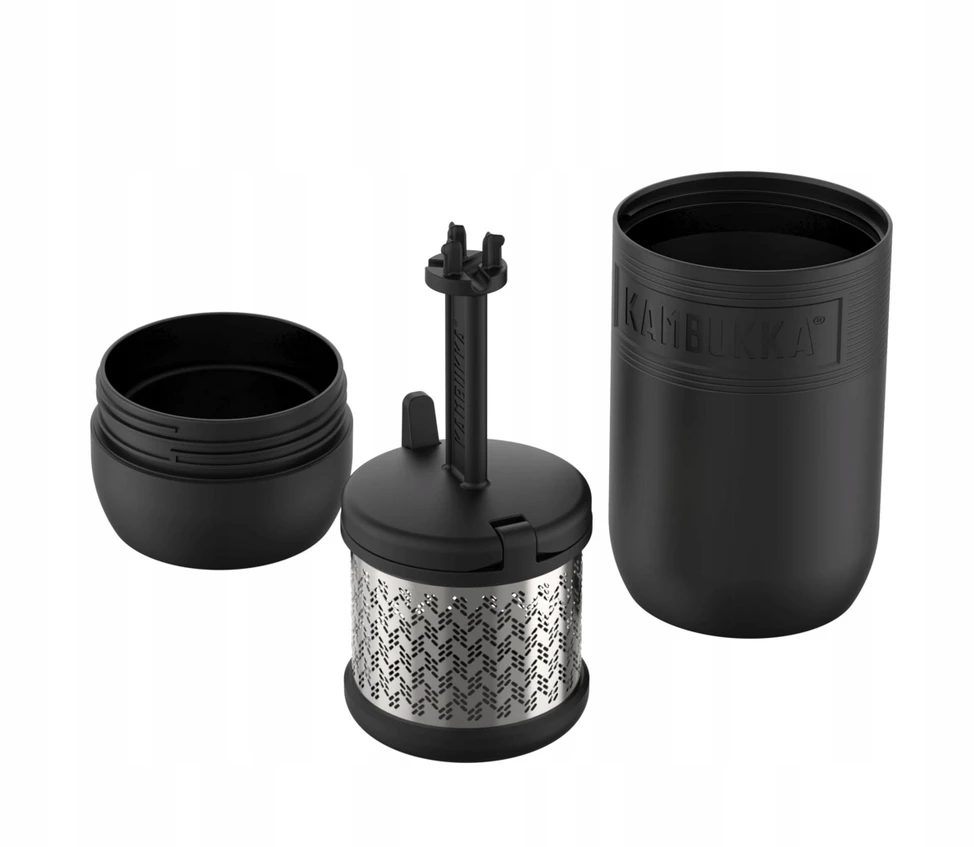 Terminio puodelio ir arbatos sietelio rinkinys Kambukka Tea Duet – termo puodelis 500 ml Etna + priedas