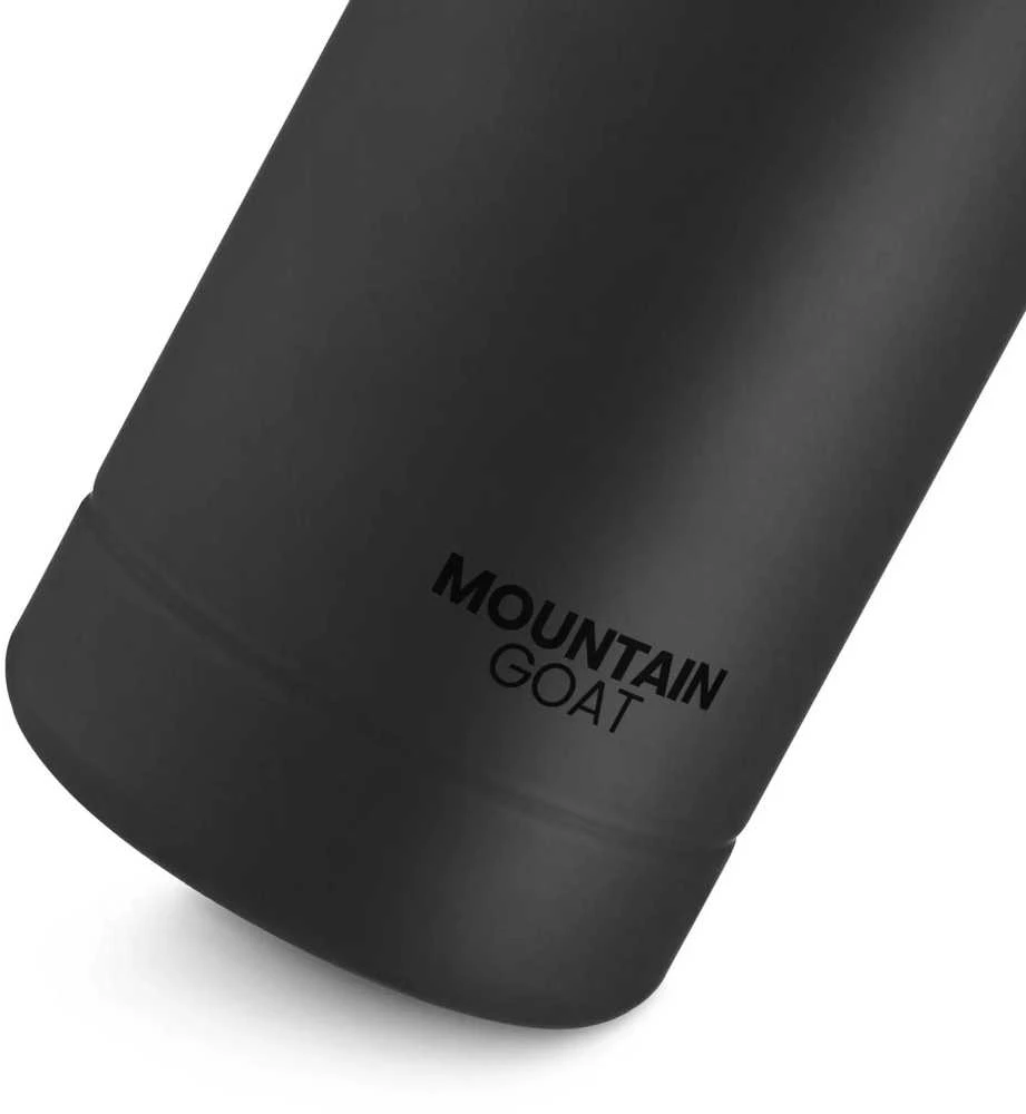 Terminis butelis su dirželiu 540 ml, juodas