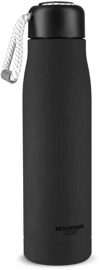 Terminis butelis su dirželiu 540 ml, juodas