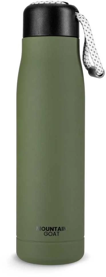 Gertuvė Terminis butelis su dirželiu 540 ml žalias