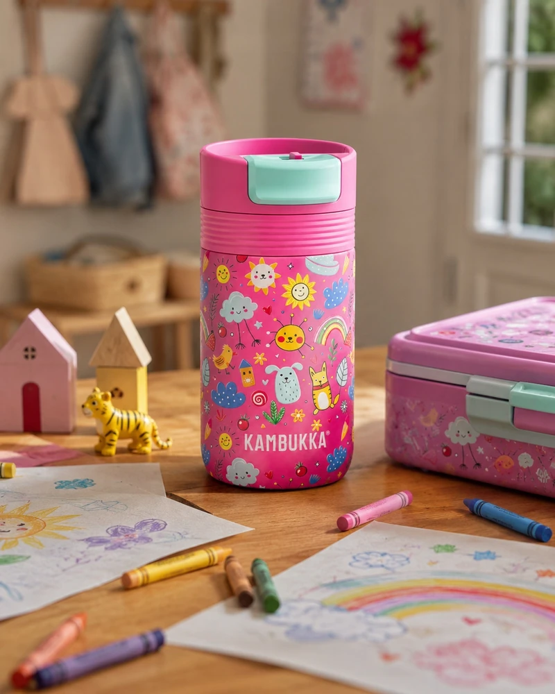 Terminis puodelis Kambukka puodelis kavai, arbatai Cabo Funky Doodle 300ml