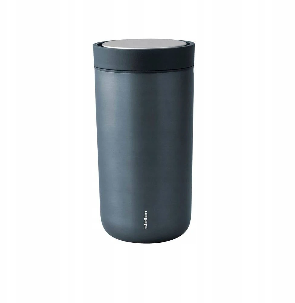 Terminis puodelis - Stelton To Go Click - 0.2 L - Nerūdijantis plienas - Tamsiai mėlyna metalinė