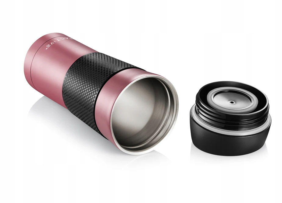 Terminis puodelis THERMOS KARŠTI GĖRIMAI Kava Arbata ROŽINĖ 400ml MEACTIVE