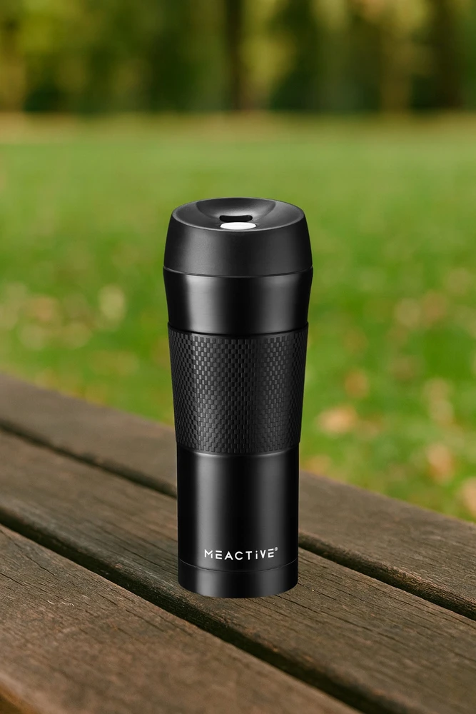 Terminis puodelis THERMOS KARŠTI GĖRIMAI Arbata Kava Juodas 400ml MEACTIVE