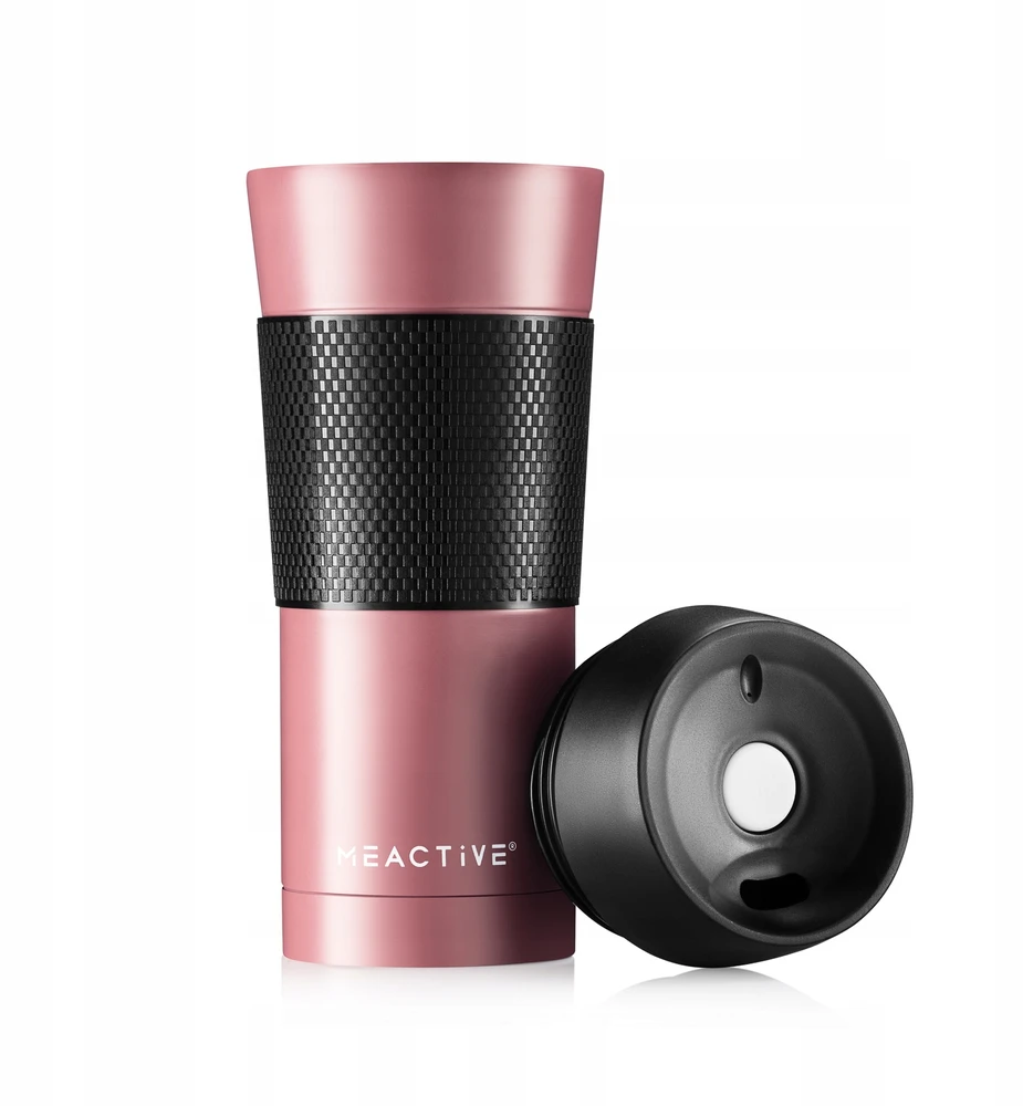 Terminis puodelis THERMOS KARŠTI GĖRIMAI Kava Arbata ROŽINĖ 400ml MEACTIVE