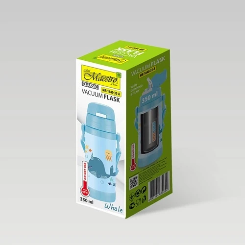 Terminis puodelis vaikams 350 ml 'Whale' Maestro MR-1640-35-A