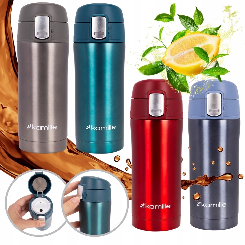 TERMOSAS KAMILLE 320 ML NERŪDIJANČIO PLIENO KM-2087