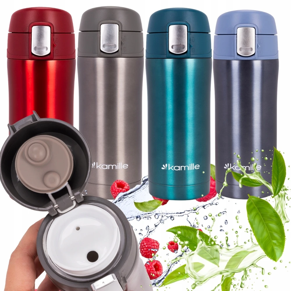 TERMOSAS KAMILLE 320 ML NERŪDIJANČIO PLIENO KM-2087