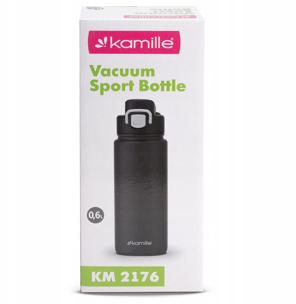 TERMINIS PUODULIS 600 ml PLIENINIS TERMINIS TERMO 100% ŠVIESUS SANDAUS butelis KAMILLE vandens butelis
