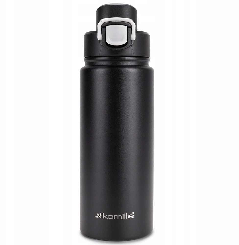 TERMINIS PUODULIS 600 ml PLIENINIS TERMINIS TERMO 100% ŠVIESUS SANDAUS butelis KAMILLE vandens butelis