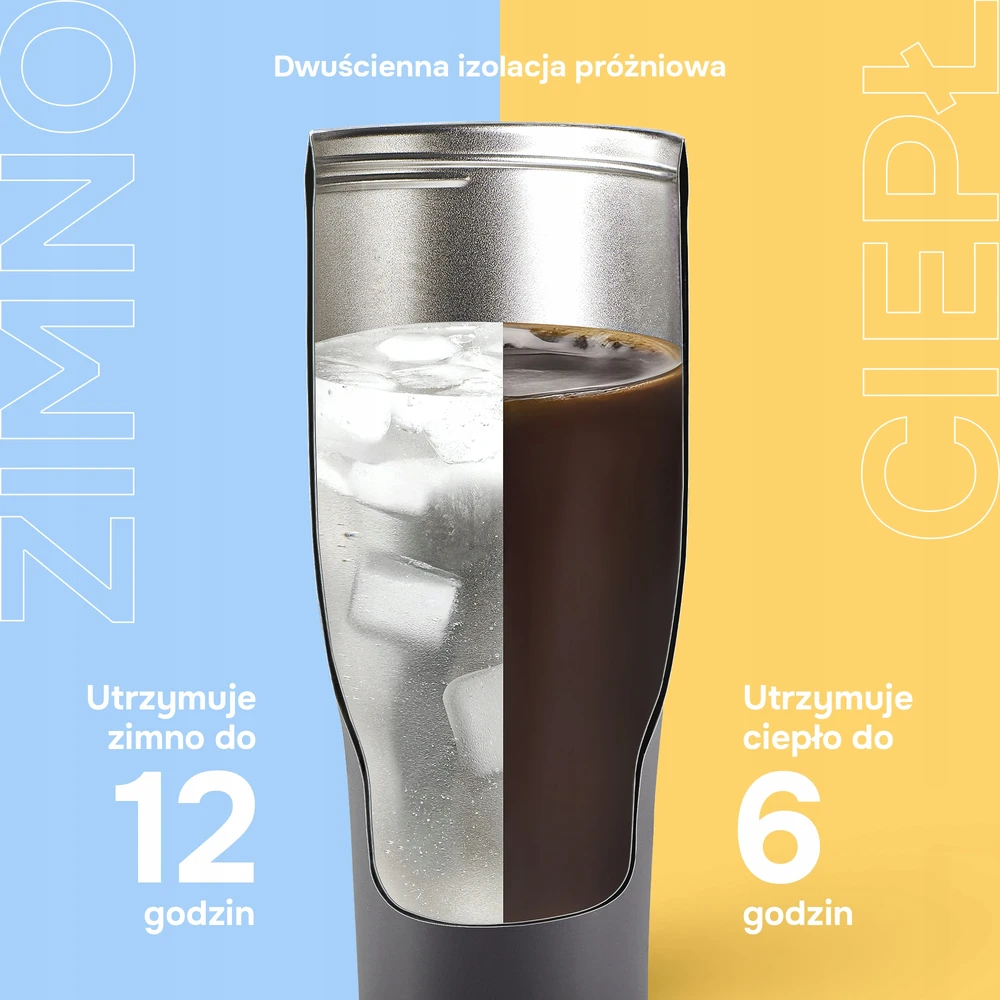 TERMINIS PUODULIS SU ŠIAUDU TERMOSU, NERŪDIJANJO Plieno, 880ml, KAVAI IR ARBATA