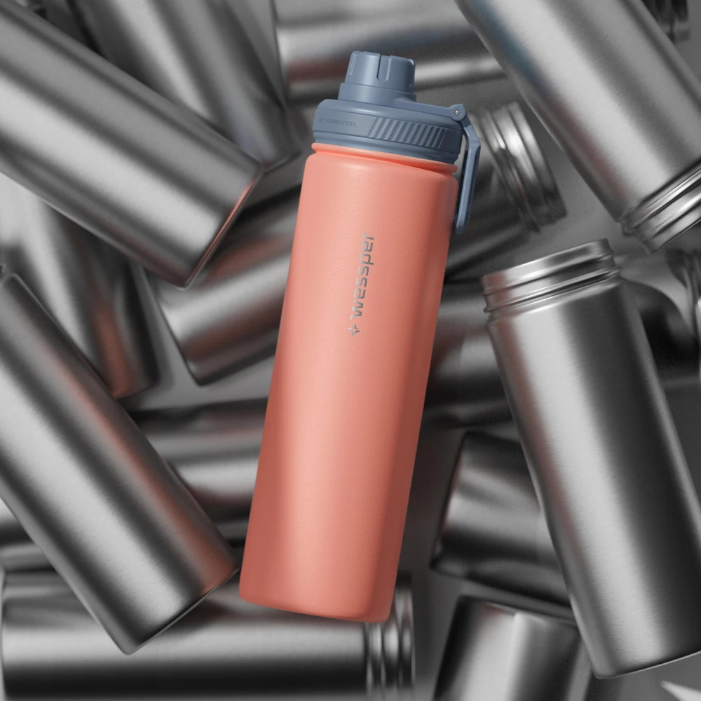 Gertuvė Termo buteliukas, arbatos termosas, keičiami kandikliai, Wessper B3, 700 ml