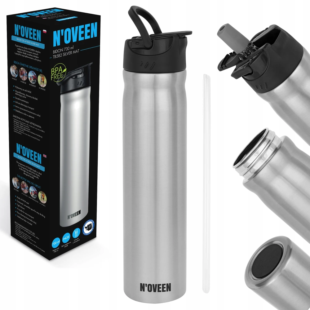 Termo gertuvė Noveen, 730 ml, pilka