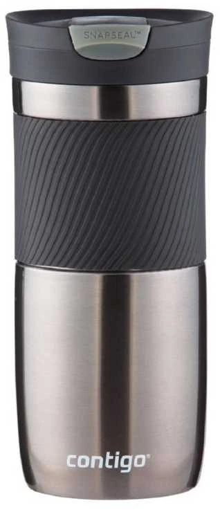 Kelioninis termopuodelis su vakuumine izoliacija Contigo Byron Gunmetal 470 ml 2095560