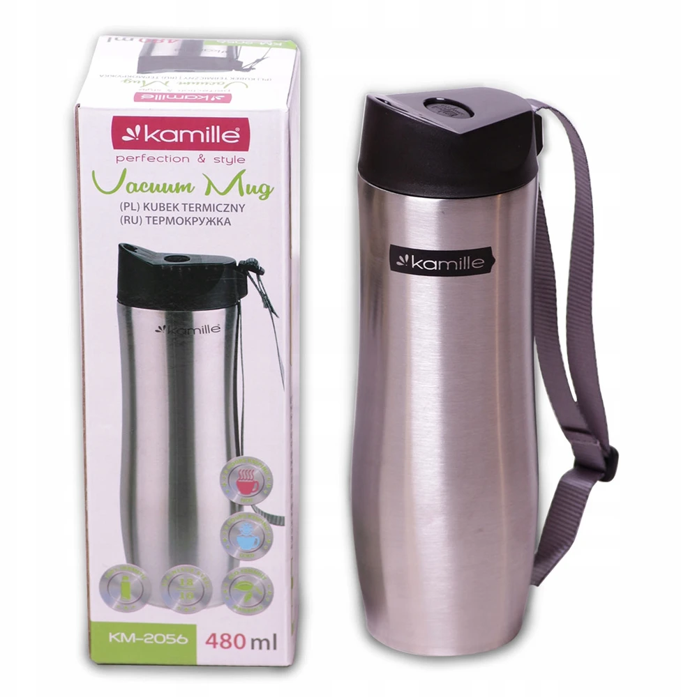 Termo puodelis 480ml KAMILLE 2056